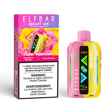 Elfbar Mixart 40k Strawberry Banana 20mg/ml disposable (Provincial)