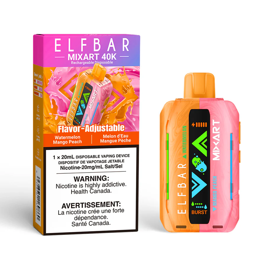 Elfbar Mixart 40k Watermelon Mango Peach 20mg/ml disposable (Provincial)
