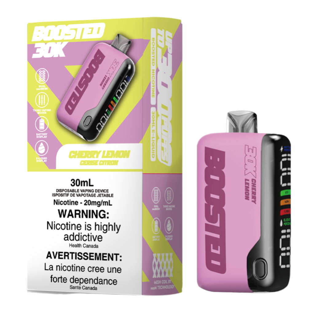 Boosted 30k Cherry Lemon Disposable 20mg/ml (Provincial)