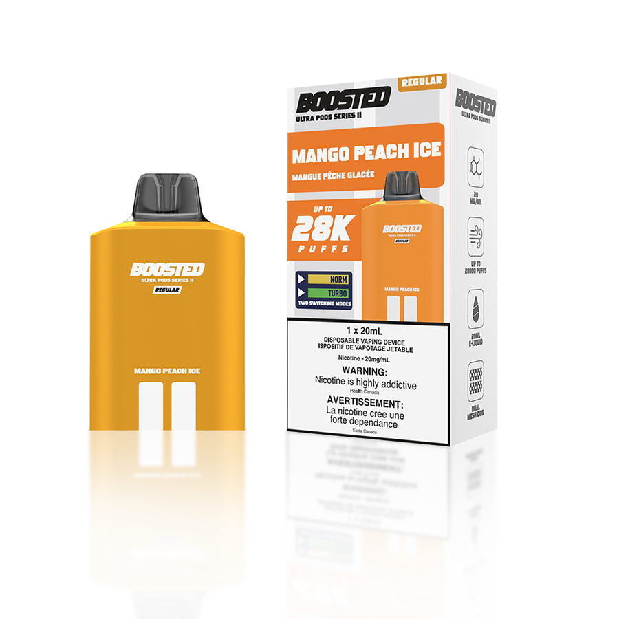 Boosted Mango Peach Ice 28k  pod 20mg (Provincial)