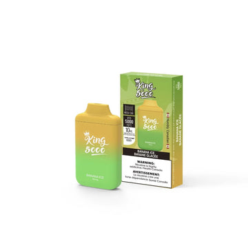 King vape 6000 Banana Ice 0mg/ml disposable (Provincial)