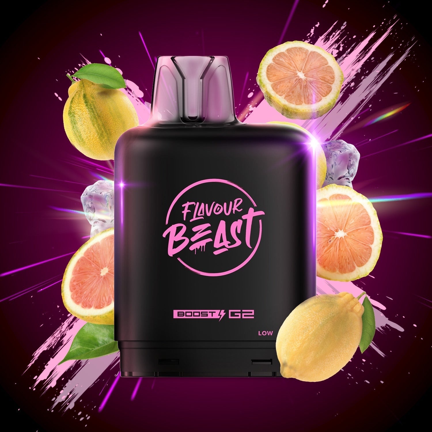 Flavour Beast Ultra G2  Pink Bomb Iced Level X pod 20mg (Provincial)