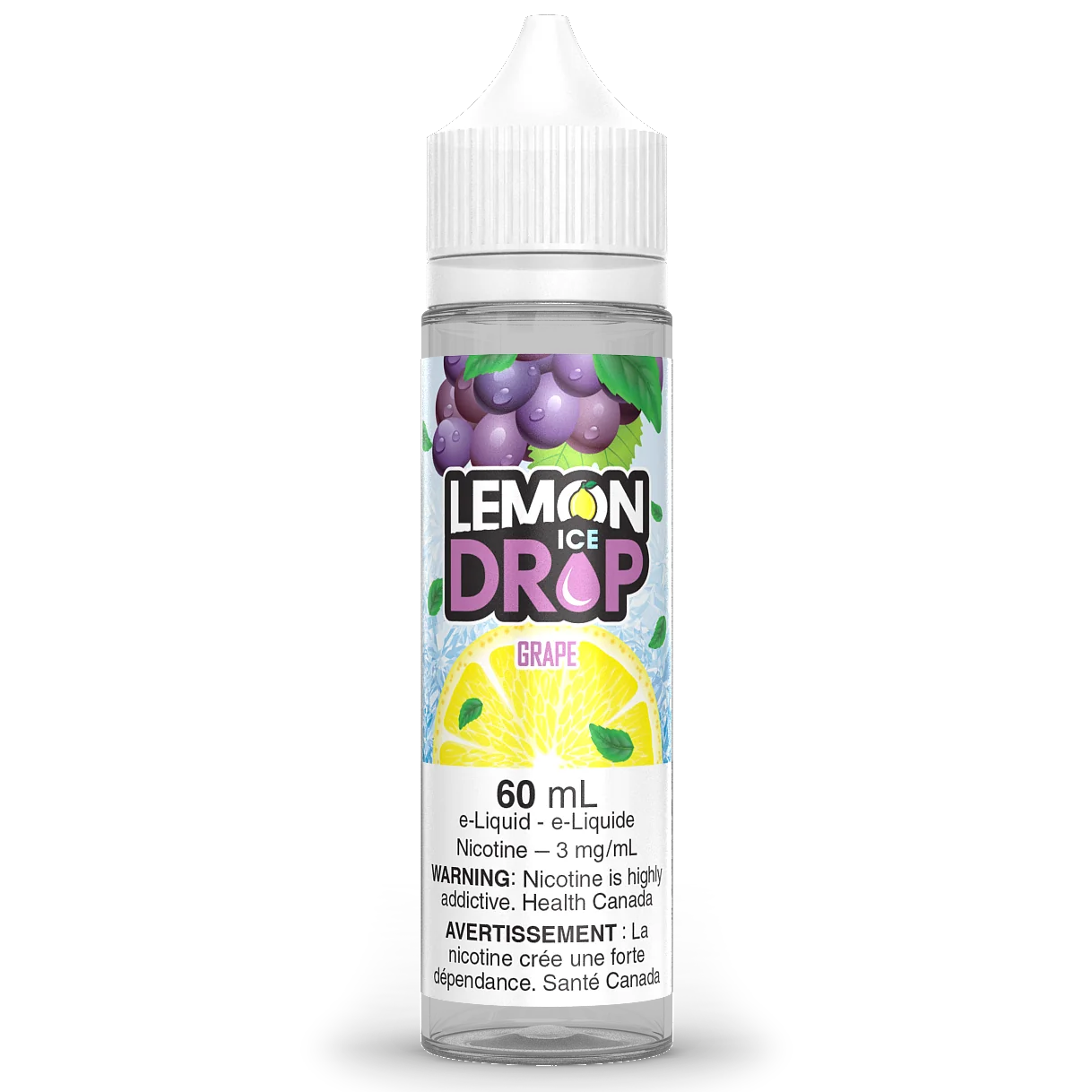 Lemon drop E liquid Grape Ice 3mg/60ml (Provincial)