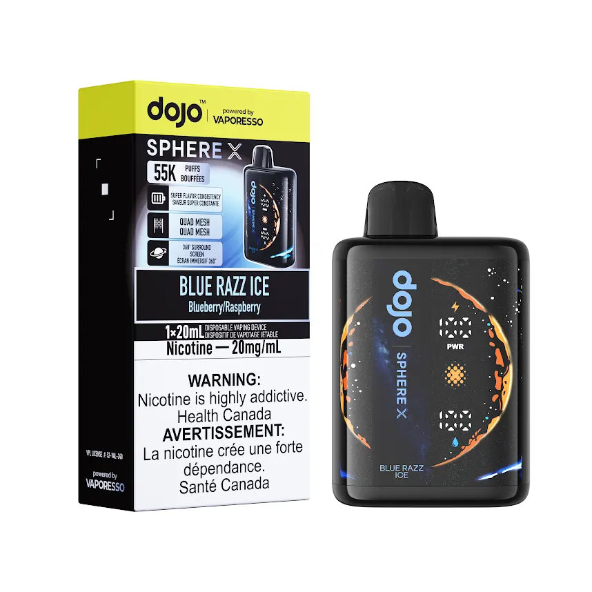 Dojo Sphere X Blue Razz Ice 55k (provincial)