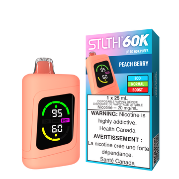 Stlth 60K Peach Berry 20mg/mL Disposable (Provincial)