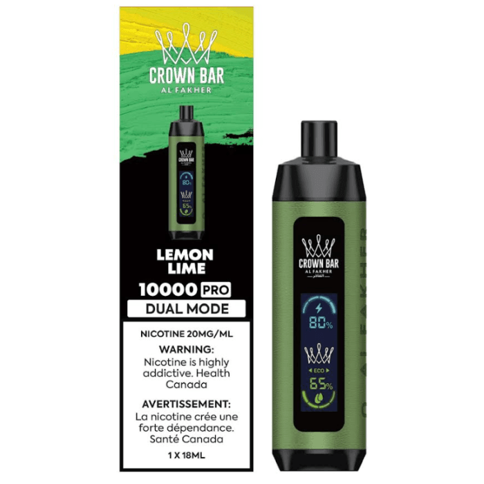 Crown Bar Al Fakher 10K Lemon Lime  (Provincial)