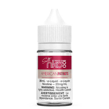 E-liquide Naked 100 Patriotes Américains 0,1 mg/30 ml