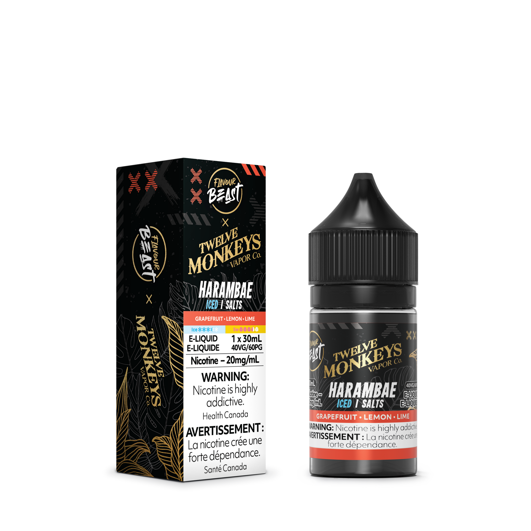 Flavour Beast Harambae Iced by Twelve Monkeys 20mg/30ml (Provincial)