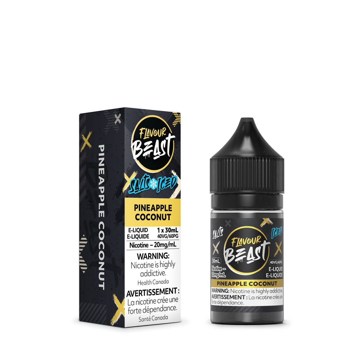 Flavour beast E liquid Pineapple Coconut Iced 20mg/30ml (Provincial)