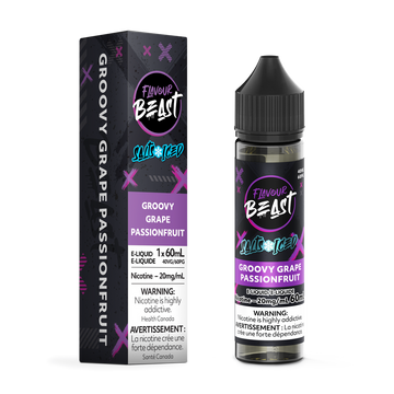 Flavour beast E liquid Groovy Grape Passionfruit Iced 20mg/60ml (Provincial)