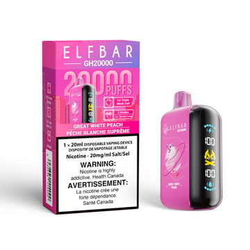 Elfbar GH20K Great White Peach 20mg/ml disposable (Provincial)