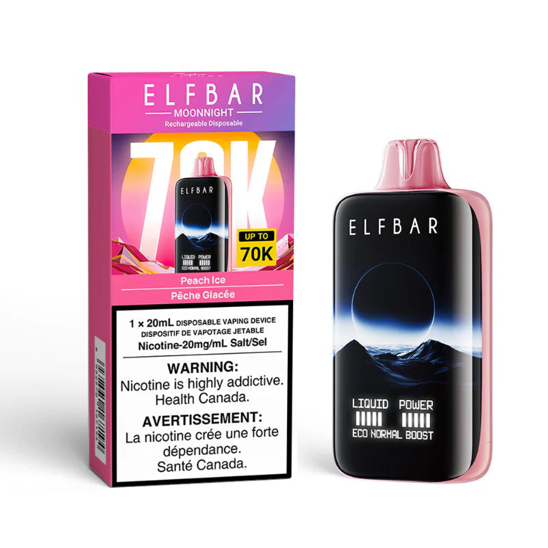 Elfbar Moonnight 70k Peach Ice 20mg/ml disposable (Provincial)