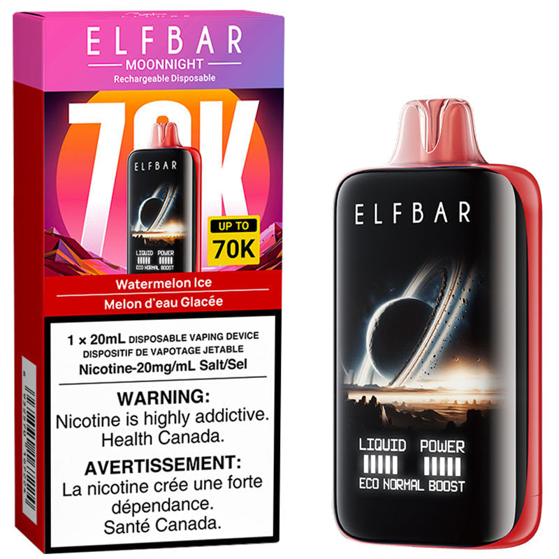 Elfbar Moonnight 70k Watermelon Ice 20mg/ml disposable (Provincial)