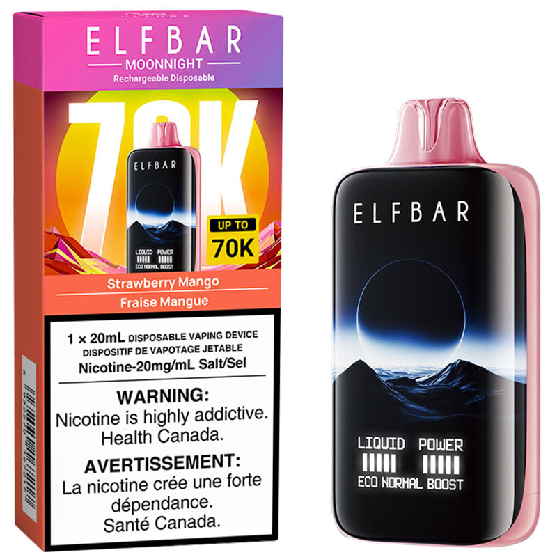 Elfbar Moonnight 70k Strawberry Mango 20mg/ml disposable (Provincial)