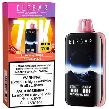 Elfbar Moonnight 70k Strawberry Mango 20mg/ml disposable (Provincial)
