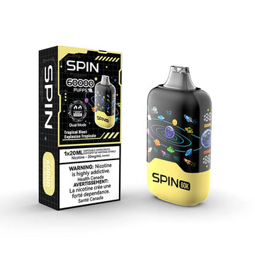 Spin Tropical blast 60k puffs 20mg/ml disposable vape (Provincial)