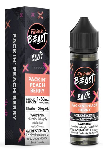 Flavour beast E liquid Packin Peach Berry 20mg/60ml (Provincial)