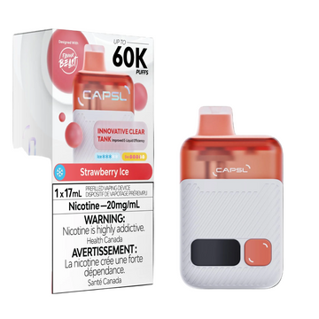 Capsl 60k Strawberry Ice 20mg/ml Disposable (Provincial)