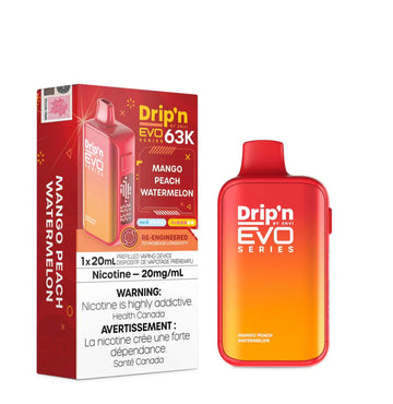Drip’n EVO 63K Mango Peach Watermelon 20mg/ml Disposable (Provincial)