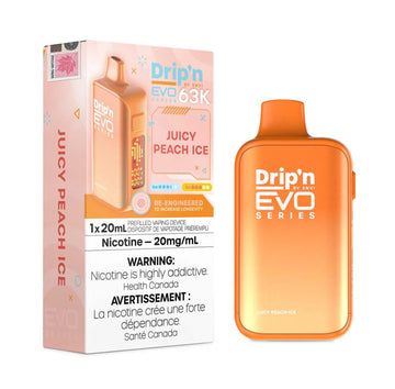 Drip’n EVO 63K Juicy Peach Ice 20mg/ml Disposable  (Provincial)