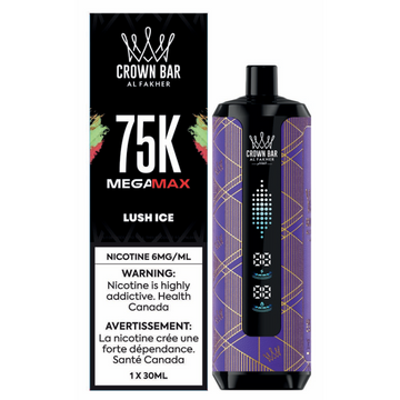Crown Bar Al Fakher MegaMax 75k Lush Ice 6mg/ml ( Provincial)