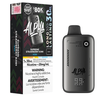 Flavour Beast Alpha Supreme Strawberry Kiwi Iced  80k 20mg/ml disposable (Provincial)