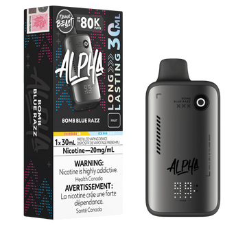 Flavour Beast Alpha Bomb Blue Razz 80k 20mg/ml disposable (Provincial)