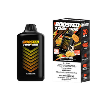 Boosted 7day 90k Mango Swirl 20mg/mL disposable (Provincial)