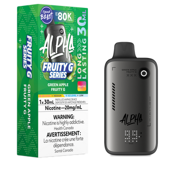 Flavour beast Alpha Fruity G Green Apple 80k 20mg/ml disposable (Provincial)