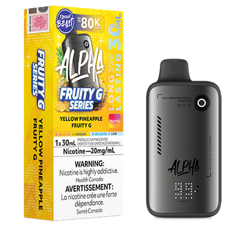 Flavour beast Alpha Fruity G Yellow Pineapple 80k 20mg/ml disposable (Provincial)
