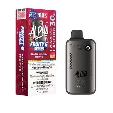 Flavour beast Alpha Fruity G Red Strawberry 80k 20mg/ml disposable (Provincial)