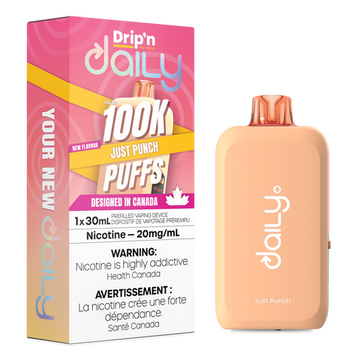 Drip’n Daily 100K Just Punch 20mg/mL Disposable (Provincial)