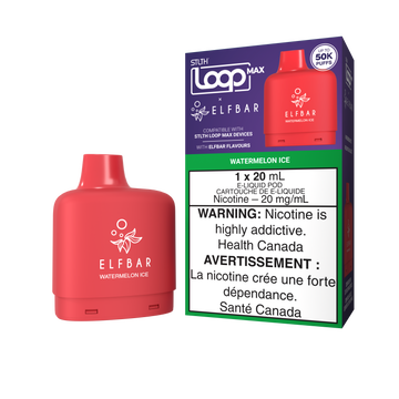 Stlth loop Max pod x Elfbar 50k Watermelon Ice 20mg/ml (Provincial)