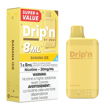 Drip’n 16k Banana Ice 20mg/ml disposable (Provincial)