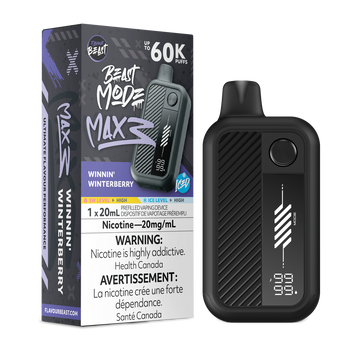 Flavour Beast Mode Max3 Winnin Winterberry 60k 20mg/ml disposable (Provincial)