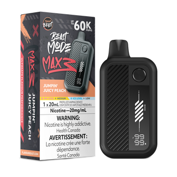 Flavour Beast Mode Max3 Jumpin Juicy Peach  60k 20mg/ml disposable (Provincial)