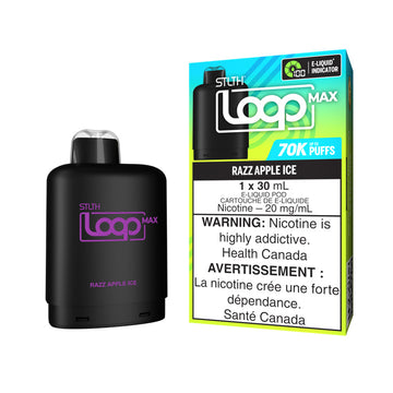 Stlth loop pod Max 70k Razz Apple Ice 20mg/ml (Provincial)