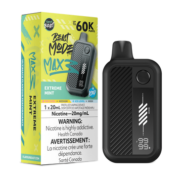 Flavour Beast Mode Max3 Extreme Mint 60k 20mg/ml disposable (Provincial)