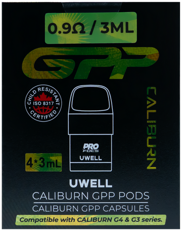 Uwell Caliburn GPP pods 0.9 3ml/4pack (Provincial)