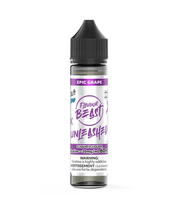 Flavour beast Unleashed E liquid Epic Grape Iced 20mg/60ml (Provincial)