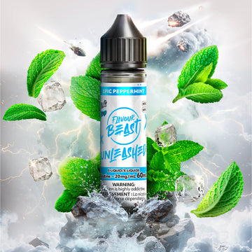 Flavour beast Unleashed E liquid Epic Peppermint Iced 20mg/60ml (Provincial)