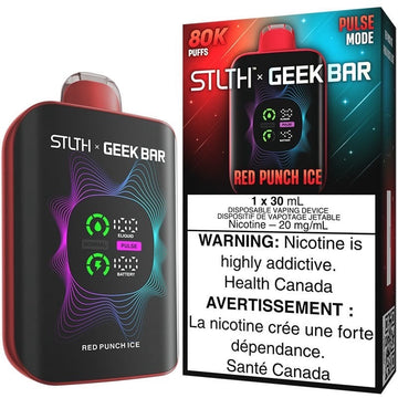Stlth X Geek Bar 80k Red Punch Ice 20mg/30mL disposable (Provincial)