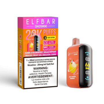 Elfbar GH20K Sour Strawberry Dragonfruit 20mg/ml disposable (Provincial)
