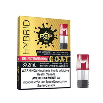Pop Hit Hybrid Goat Chilled strawberry Pom Pods (Provincial)