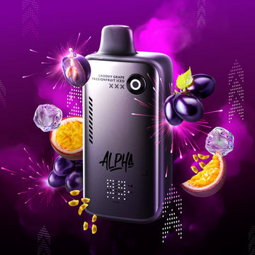 Flavour beast Alpha Groovy Grape Passionfruit Iced 80k 20mg/ml disposable (Provincial)