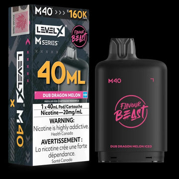 Flavour Beast M Series 160K Dub Dragon Melon Iced Level X pod 20mg (Provincial)