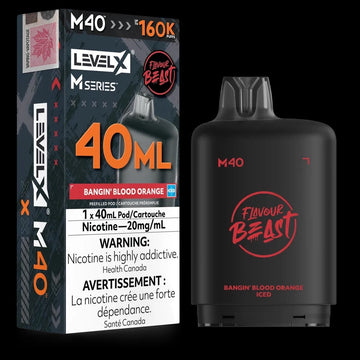 Flavour Beast M Series 160K Bangin Blood Orange Iced Level X pod 20mg (Provincial)