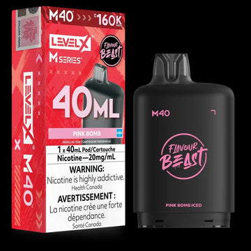 Flavour Beast M Series 160K Pink Bomb Iced Level X  pod 20mg (Provincial)