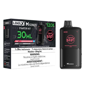 Flavour Beast M Series Starter Kit Weekend Watermelon Iced 120k  Level X pod 20mg (Provincial)