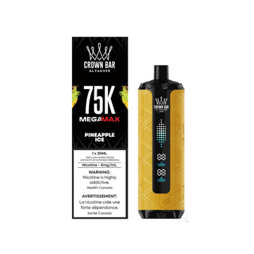 Crown Bar Al Fakher MegaMax 75k Pineapple Ice 6mg/ml ( Provincial)